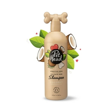 Pet Head Soul Shampoo for Dogs with Skin 16fl oz. Coconut Scent. Hypoallergenic and Moisturizing Dog Shampoo, Natural and Vegan Ingredients. Gentle Formula for Puppies. Made in USA C28