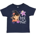 thumbnail image 3 of Inktastic Trick or Treat Mermaid Witch Hat Cauldron Boys or Girls Toddler T-Shirt, 3 of 5