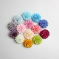 thumbnail image 4 of Flores artificiales, 10 cabezas de flores de seda, ramo de flores de crisantemo 10 colores, 4 of 7