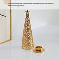 thumbnail image 2 of Candle Holder Aluminum Alloy Christmas Tree Candlestick Home Decoration, 2 of 5