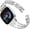 Silver, variant on REQO Compatible with Fitbit Versa 3/Fitbit Versa 4 Chain with Crystal Bling Metal Link Bracelet Strap Steel Fitbit Sense/Fitbit Sense 2 Band for Women