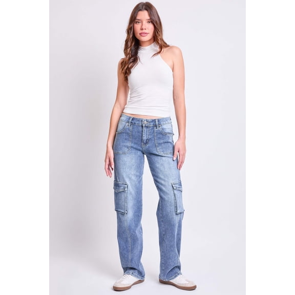 Women's High Rise Skater Cargo Jeans