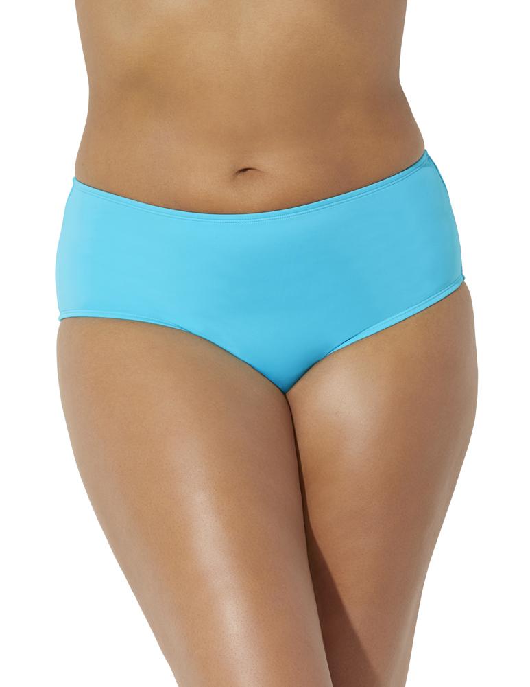 SWIMSUITSFORALL Swimsuits for All Womens Plus Size Mid Waist Swim Brief