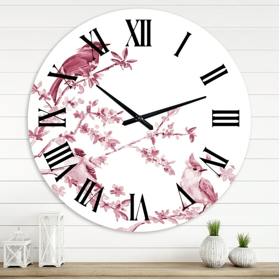 Designart 1 in Quartz Traditional Wall Clock