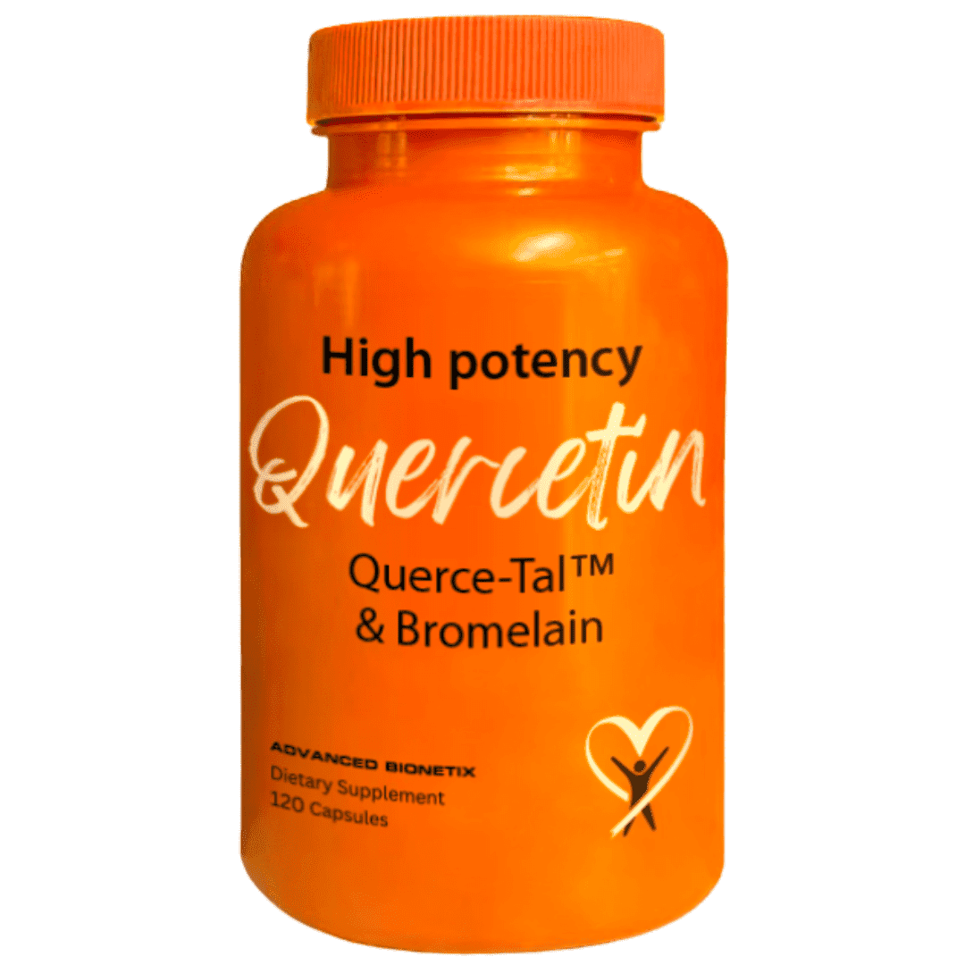 Advanced Bionetix Querce-Tal™ Quercetin + Bromelain,120 Veg Capsules. High Potency w/ Enhanced Absorption & Bioavailability. Supports Anti-Oxidant, Cytokine activity, Cardiovascular, Immune Health