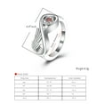 thumbnail image 2 of Angel Wing Infinity Love Rings Keepsake Cremation Jewelry for Ashes Holder Memorial Urn Ring for Women, 2 of 5
