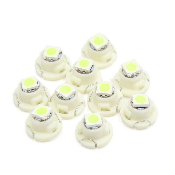 10 Pcs T4.7 Ice Blue 3020-  Auto Car Dashboard Panel Light Bulb Interior