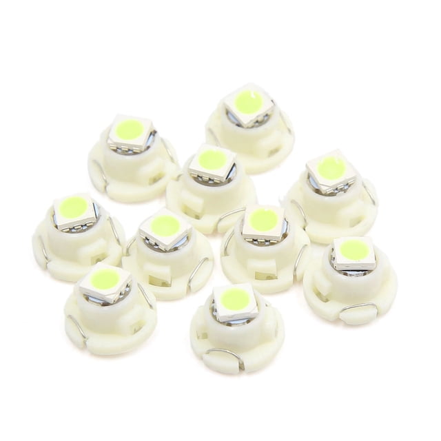 10Pcs Luz de Panel Tablero Panel T4,7 3020SMD 1 LEDs Azul Frío