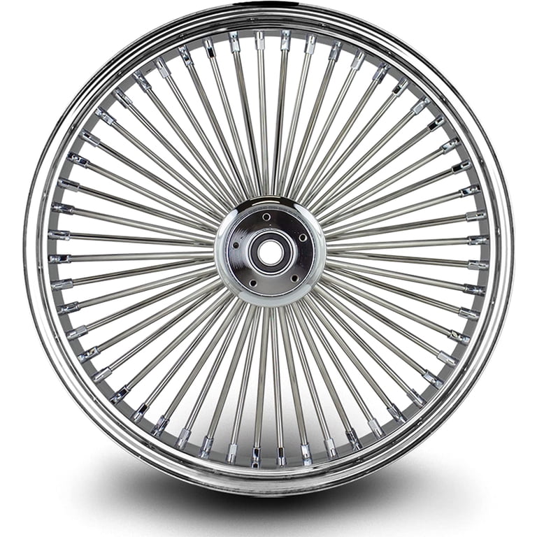 16x3.5 Cali Fat Spoke Wheel 52 Stainless for Harley Touring Rear Rim