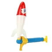 Water Gun Plastic Water Blaster Colorful Water Cannon Squirt Toy Simple Rocket Ejector Powerful Water Paddle Toy Play for Fun