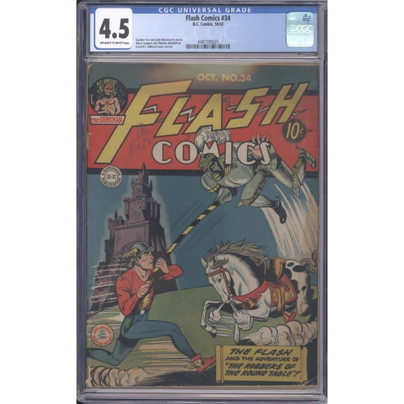 Flash Comics #34 - CGC 4.5 Comic Book