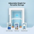 thumbnail image 3 of Mini Fridge Portable, Compact Refrigerator, 6L Capacity, Personal Cooler One Door, White, 3 of 9