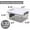 Clear Grey, variant on 7.8 QT 6 Pack Small Storage Bins Plastic Storage Container Stackable Box with Lids for Organizing, Clear White