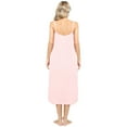 thumbnail image 4 of WBQ Women Nightgowns Sleeveless Lace V Neck Sleepwear Spaghetti Strap Pajama Dress Soft Sexy Sleep Shirt Loose Elegant Nightshirt,S-XXL, 4 of 6
