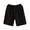 #0078-Black, variant on Qiyinn Men's Casual Shorts Cotton Drawstring Waffle Summer Beach Shorts Elastic Waist Lounge SweatShorts with Pockets