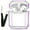 Purple, variant on Airpods 1,2 Case, Full-Body Hard Shell Protective Cover Case with Strap for Airpods 1, 2 - Pink