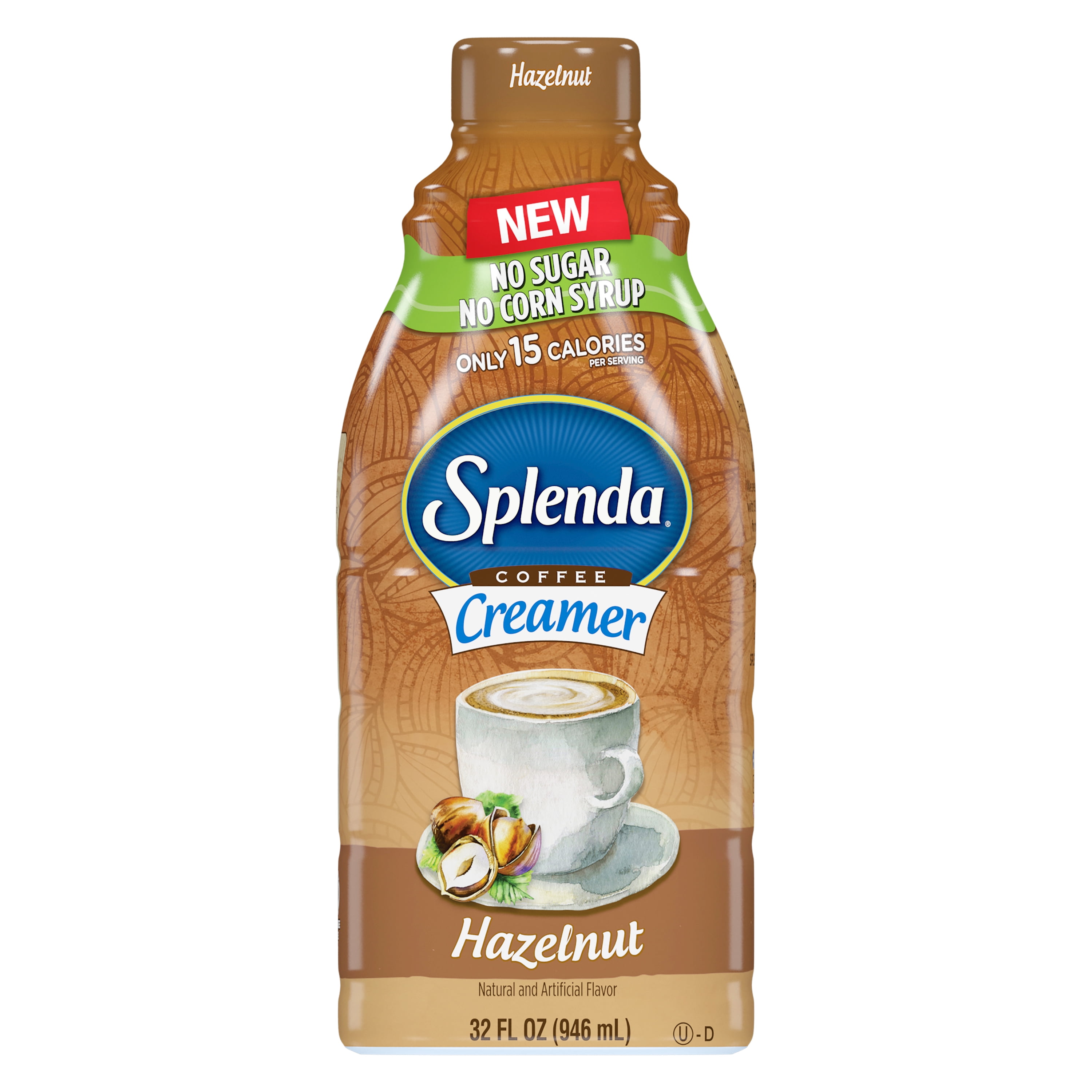 Splenda Hazelnut Liquid Coffee Creamer 32 fl oz Bottle