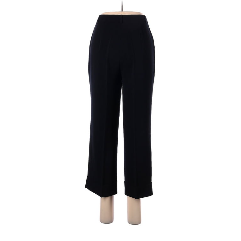 Womens black dress pants walmart cheap