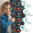 thumbnail image 3 of Blackout Kids Curtains,Colorful Games Retro Black Pattern Childrens Insulated Curtains Set Of 2,Bedroom Essentials,Toddler Room Decor 52"x63", 3 of 5