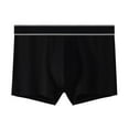 thumbnail image 2 of zeranth Men Boxers Soft Breathable U Convex Mid Waist Stretchy Moisture-wicking Elastic Waist Quick Dry Anti-septic Men Underpants Underwear, 2 of 7