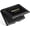 Black Shell - Black Ink, variant on Black Ink Pad with Snap Closure, Large Stamp Pad for Rubber Stamps, 4.33"x2.76", Premium Felt Pad for Office, Crafting and Scrapbooking Supplies, Red Shell - Red Ink