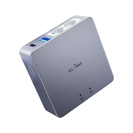 GL.iNet MT2500A (Brume 2) Mini VPN Security Gateway for Home Office and Remote Work - VPN Server and Client for Home and Office, VPN Cascading, Internet Security, 2.5G WAN (Aluminium Alloy Case)