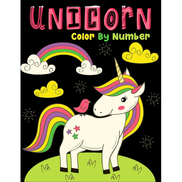 Download Unicorn Color By Number A Activity Book With Big Collection Fantasy Color By Number Coloring Book