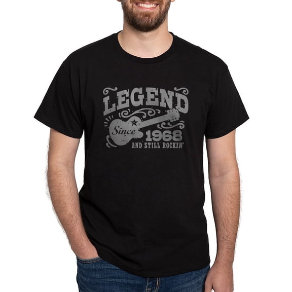 CafePress - Legend Since 1968 Dark T Shirt - Men's Classic Graphic Cotton T-Shirt