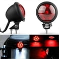 thumbnail image 2 of Motorcycle Tail Light LED Rear Brake Lamp For Cruiser Cafe Racer Bobber Chooper.., 2 of 5
