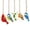 A001- Clear (Bird 2D), variant on 5 Pack, Stained Glass Window Hanging Ocean Sea Animal Decor 4.5 Inch Stained Glass Suncatcher Hanging Wall Decor Beach Themed Room Decor for Living Room Bedroom Patio Home Accent,