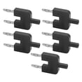 thumbnail image 2 of Dual Banana Plug, High Accuracy Technology Widely Used 2 Way Banana Plug  For Electronic Instruments Red,Black, 2 of 8