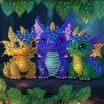 thumbnail image 1 of Pintura de diamante 5D DIY Taladro en forma especial parcial Dragón Decoración para el hogar (YN065) Hugtrwg Para estrenar, 1 of 9