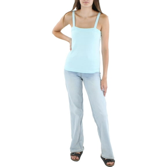 Anne Klein Womens Solid Cotton Tank Top Sweater