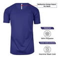 thumbnail image 4 of GBH Men's Short Sleeve Moisture-Wicking Quick Dry Performance Crew Neck Tee, 4 of 5