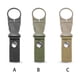 thumbnail image 5 of Greeniant Mosquetones con hebilla para mochila, hebillas colgantes de nailon para botella de agua, correa de cincha, accesorios para acampar y Escalada Caqui, 5 of 6