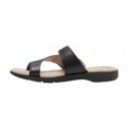 thumbnail image 3 of Eastland Tahiti II Women's Leather Thong Sandals Color: Black Size: 7 WIDE, 3 of 5
