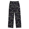 thumbnail image 2 of joogoo Fish Bone Hearts Pajama Pants Pj Bottoms Sleepwear Lounge M, 2 of 9