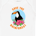 thumbnail image 4 of Inktastic Save the Rainforest Toucan Illustration Boys or Girls Baby Bodysuit, 4 of 5