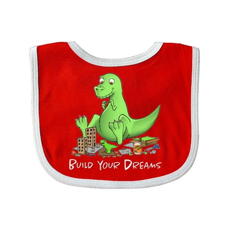 Build Your Dreams Dinosaur Crafting Baby Bib