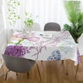 thumbnail image 5 of SKYSONIC Outdoor & Indoor Rectangle Tablecloth,Beautiful Flowers Dinner Table Cover for Patio, Picnic, Holiday Party 54x72In, 5 of 7