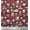 Maroon, variant on Soimoi Cotton Voile Fabric Stripe & Horror Skull Halloween Print Sewing Fabric Yard 42 Inch Wide