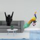 thumbnail image 2 of Estatua de gesto de mano de roca, escultura de , señal de mano, artesanía, figura de creativa, adorno decorativo para jardín, escultura, 2 of 8