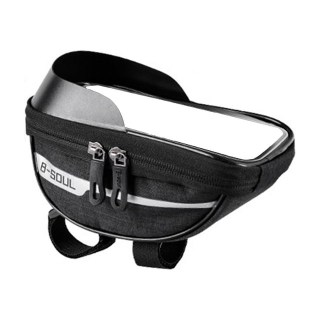 Manillar delantero de bicicleta, soporte para teléfono de bicicleta, bolsa para cuadro de bicicleta, bolsa para tubo de ciclismo, cesta para bicicleta