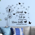 thumbnail image 2 of Adhesivos de pared de PVC inspiradores con diseño de diente de león y mariposa, 2 of 3