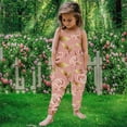 thumbnail image 5 of MIASHUI Combinaisons Sans Manches d'Été pour Filles Combinaisons Décontractées avec Poches, Rose, 5-6 Ans, 5 of 5