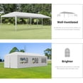 thumbnail image 5 of BuySphere 10'x30' Outdoor Canopy Tent Patio Camping Gazebo Shelter Pavilion Cater Party Wedding BBQ Events Tent w/Removable Sidewalls, 5 of 19