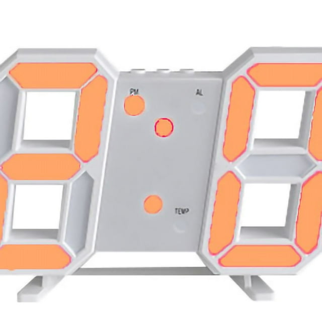 Digital Wall Alarm Clock Led Table Clock 3D LED Wall Clock Minimalist Wall Mounted Alarm Clock For Home Livingroom Office