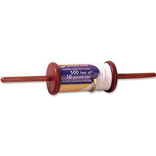 Premier Kites Enrouleur 30Lb/500 Pieds/bois