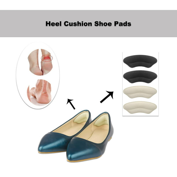 Heel Grips Liner Cushions Inserts for Loose Shoes, Heel Pads Snugs for Shoe  Too Big Men Women, Filler Improved Shoe Fit and Comfort, Prevent Heel Slip  and Blister 