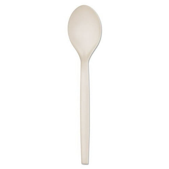 Plant Starch Spoon - 7", 50/pack, 20 Pack/carton | Bundle of 2 Cartons